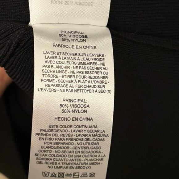 Revolve Significant Other Black Knit Long Sleeve Mini Dress Size 4 - Picture 8 of 8